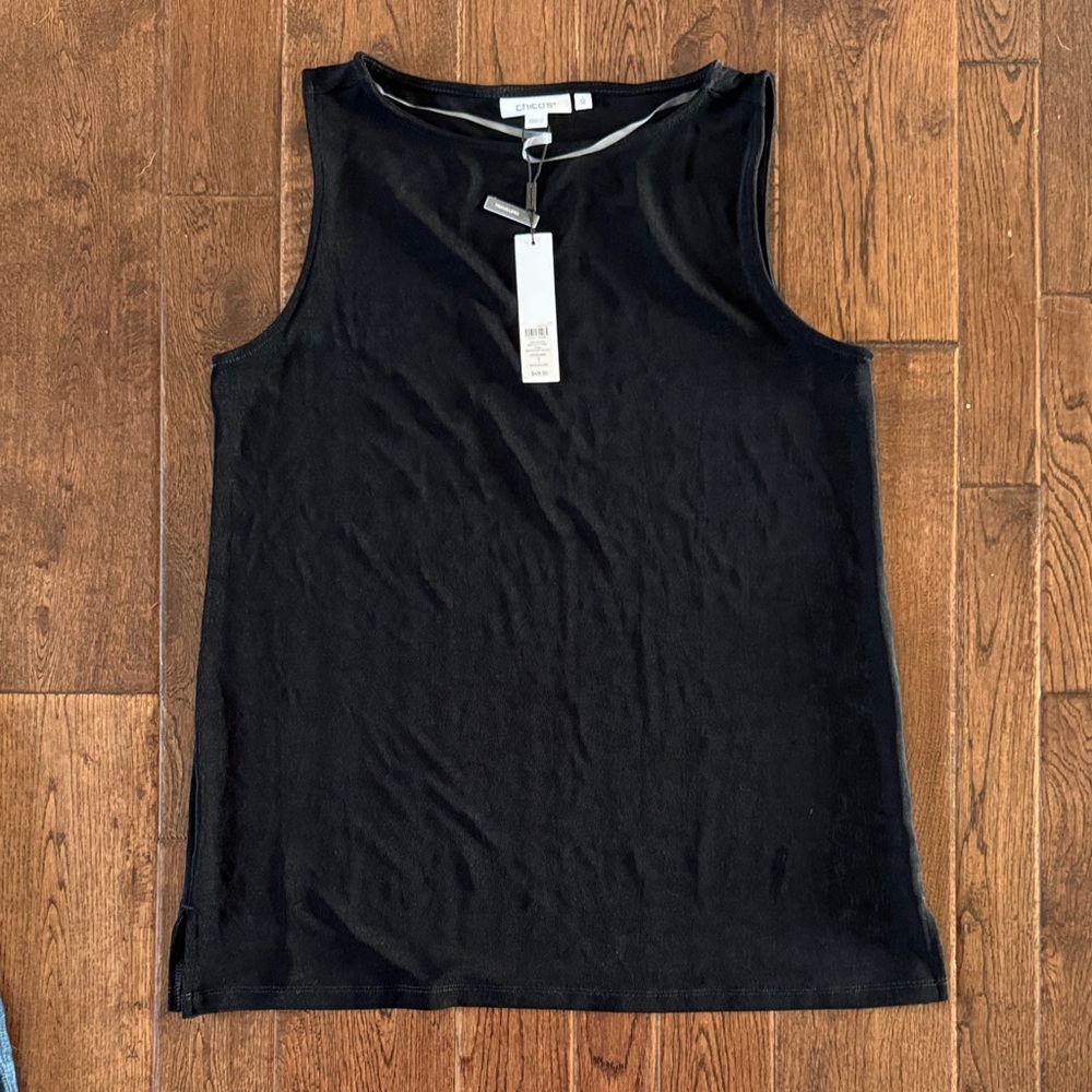 Chico's Elegant Black Sleeveless Top